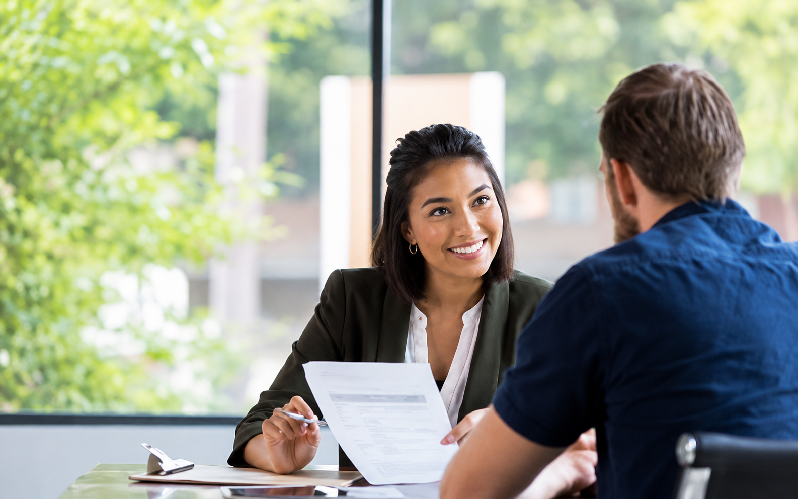 Interview between a recruiter and a candidate